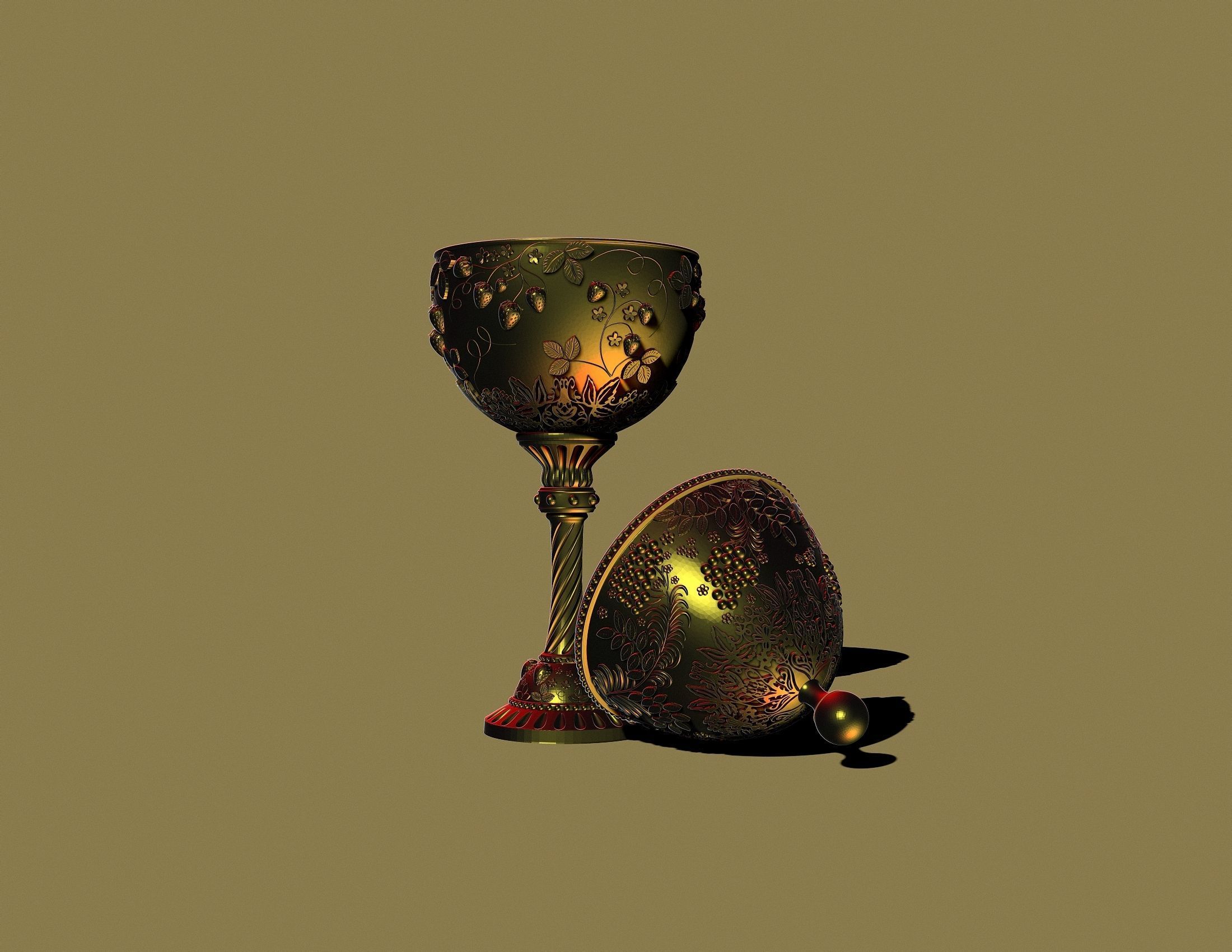 jewelry box 3D print model_9