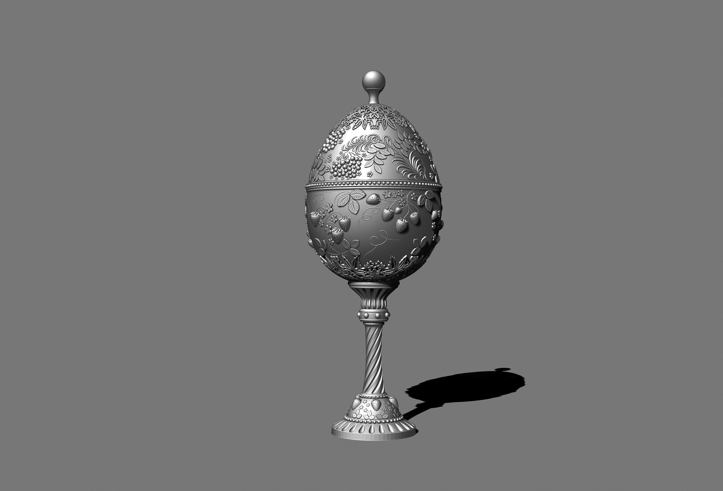 jewelry box 3D print model_4