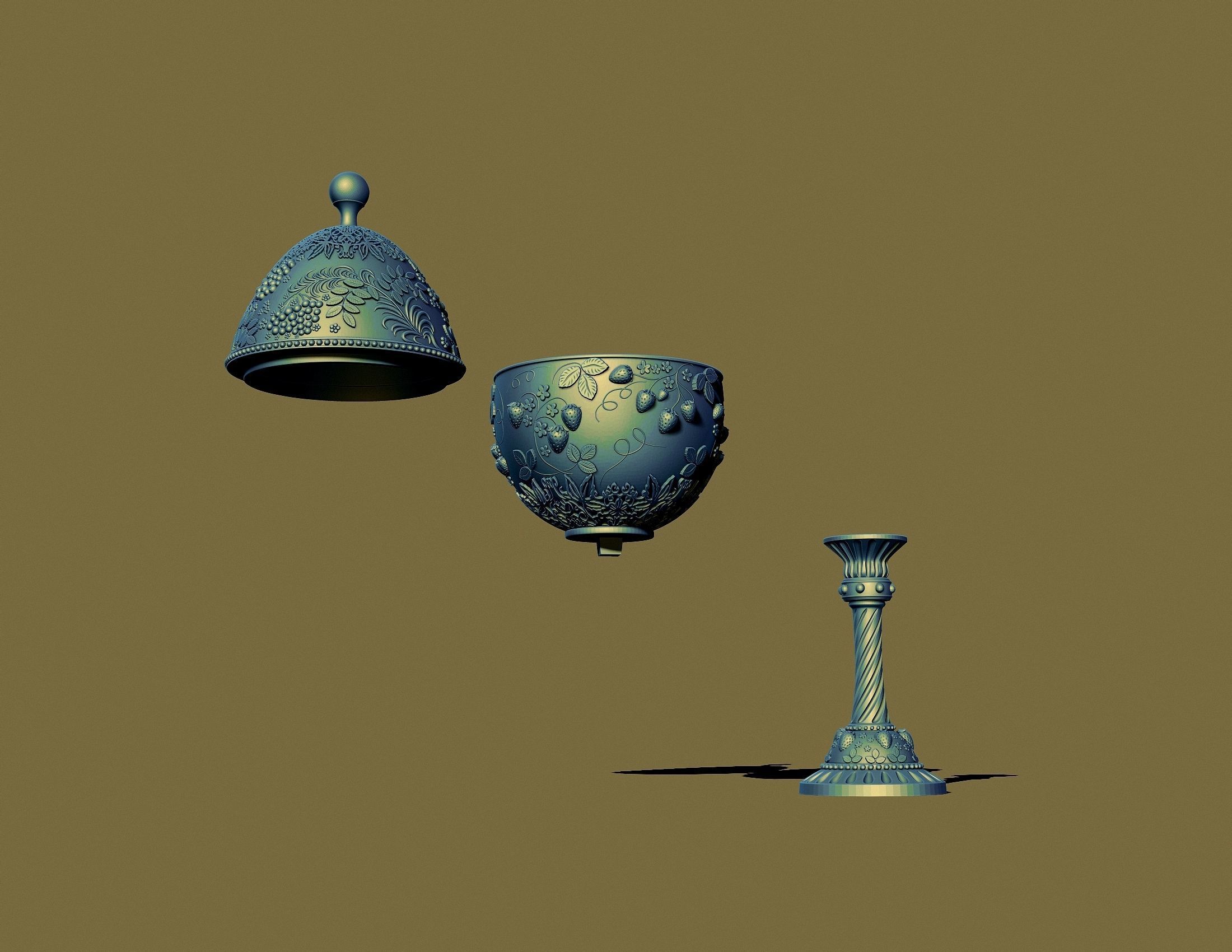 jewelry box 3D print model_1