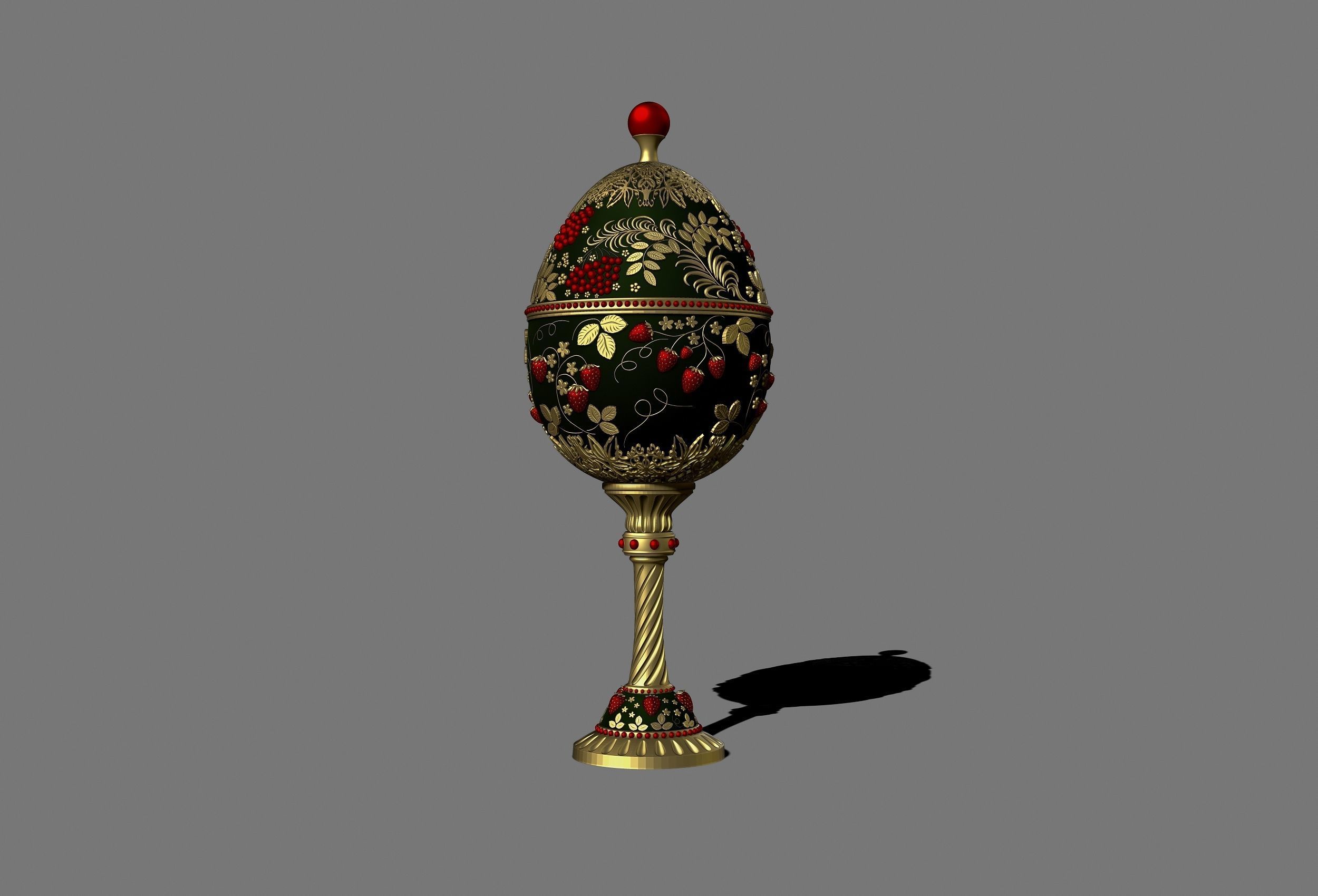 jewelry box 3D print model_2