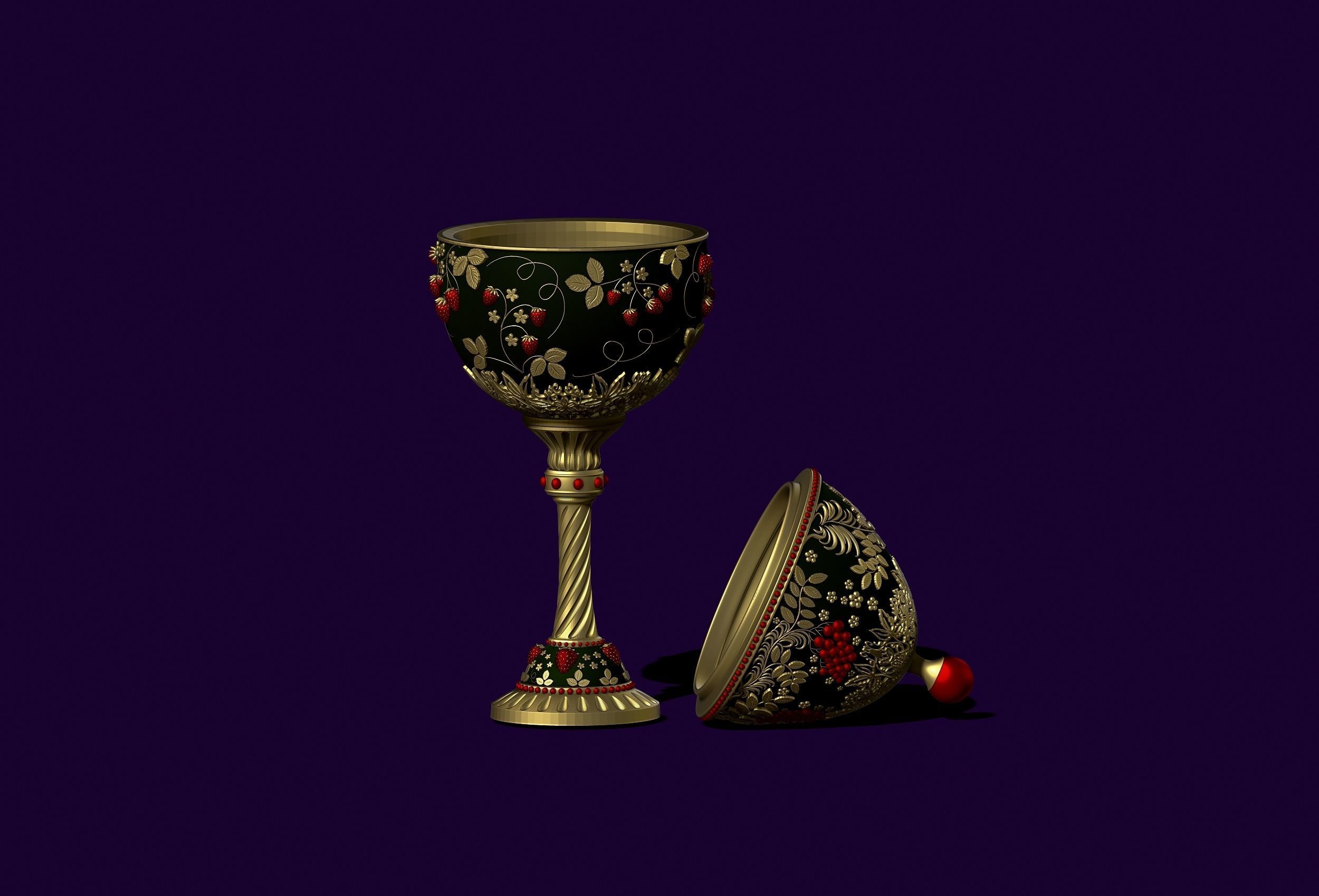 jewelry box 3D print model_3