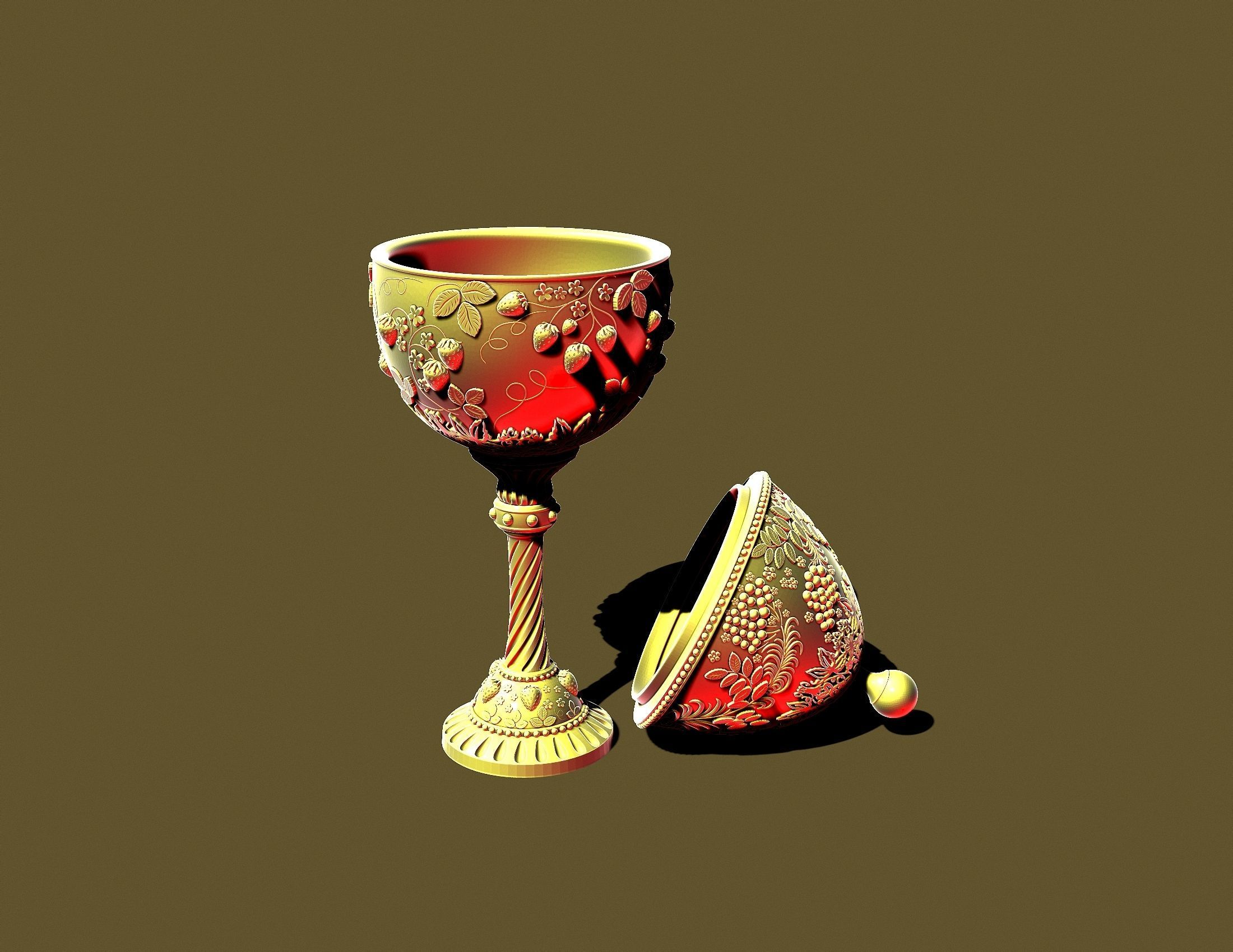 jewelry box 3D print model_10