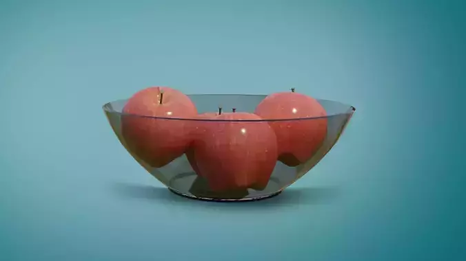 Apple with Bowl