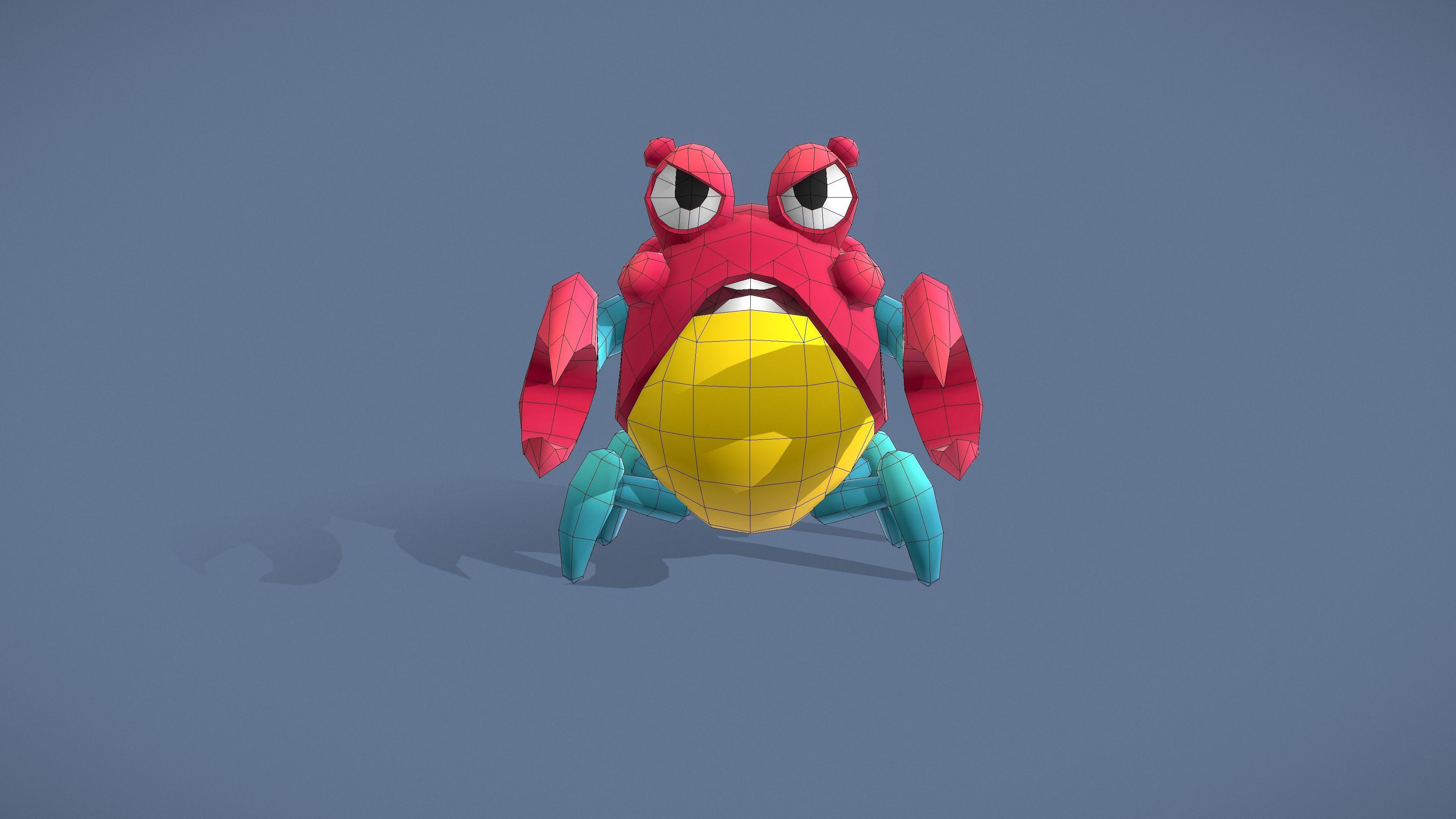 Cartoon Characters - Evolution Pack 02 Low-poly 3D model_46