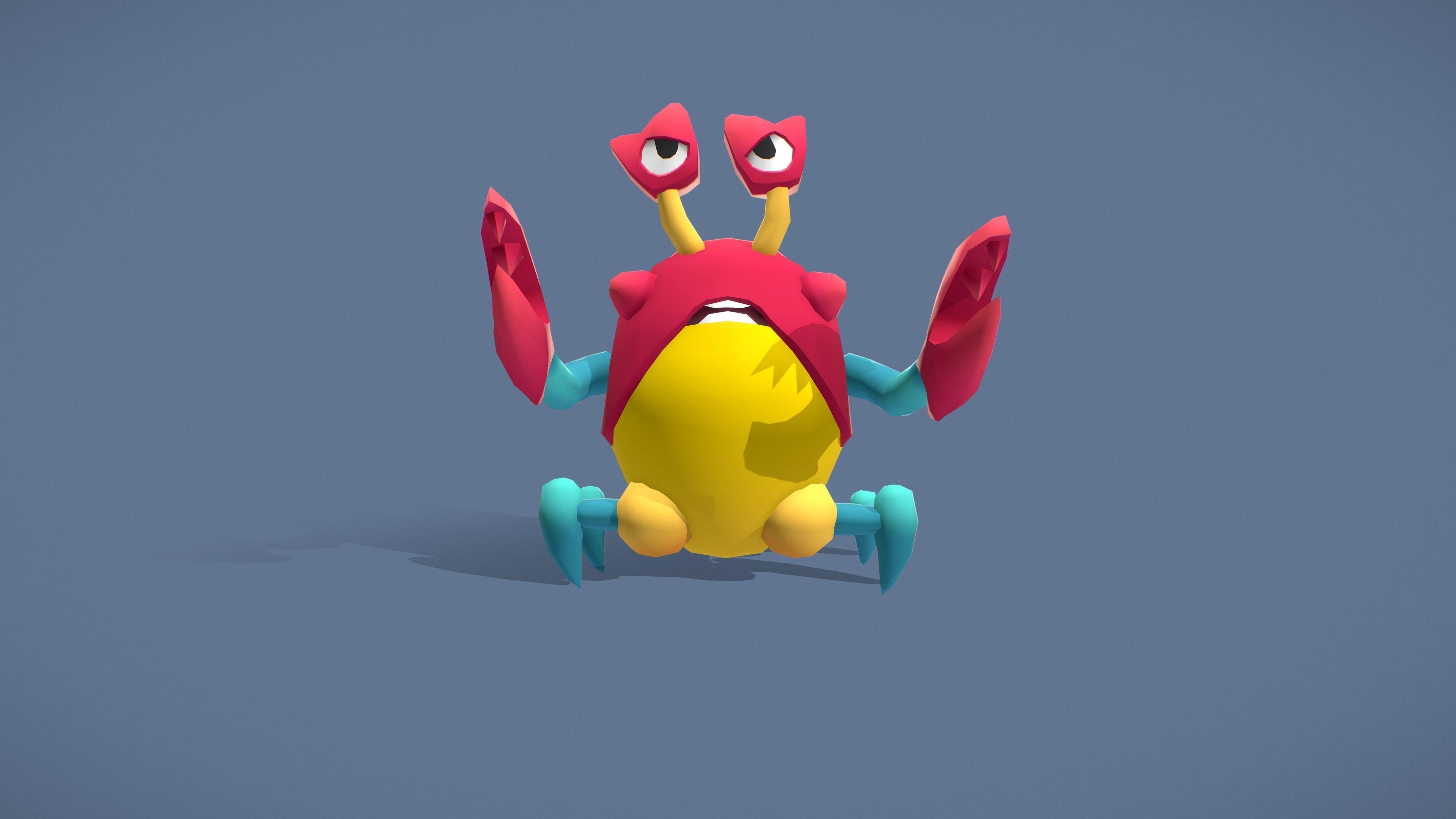 Cartoon Characters - Evolution Pack 02 Low-poly 3D model_55