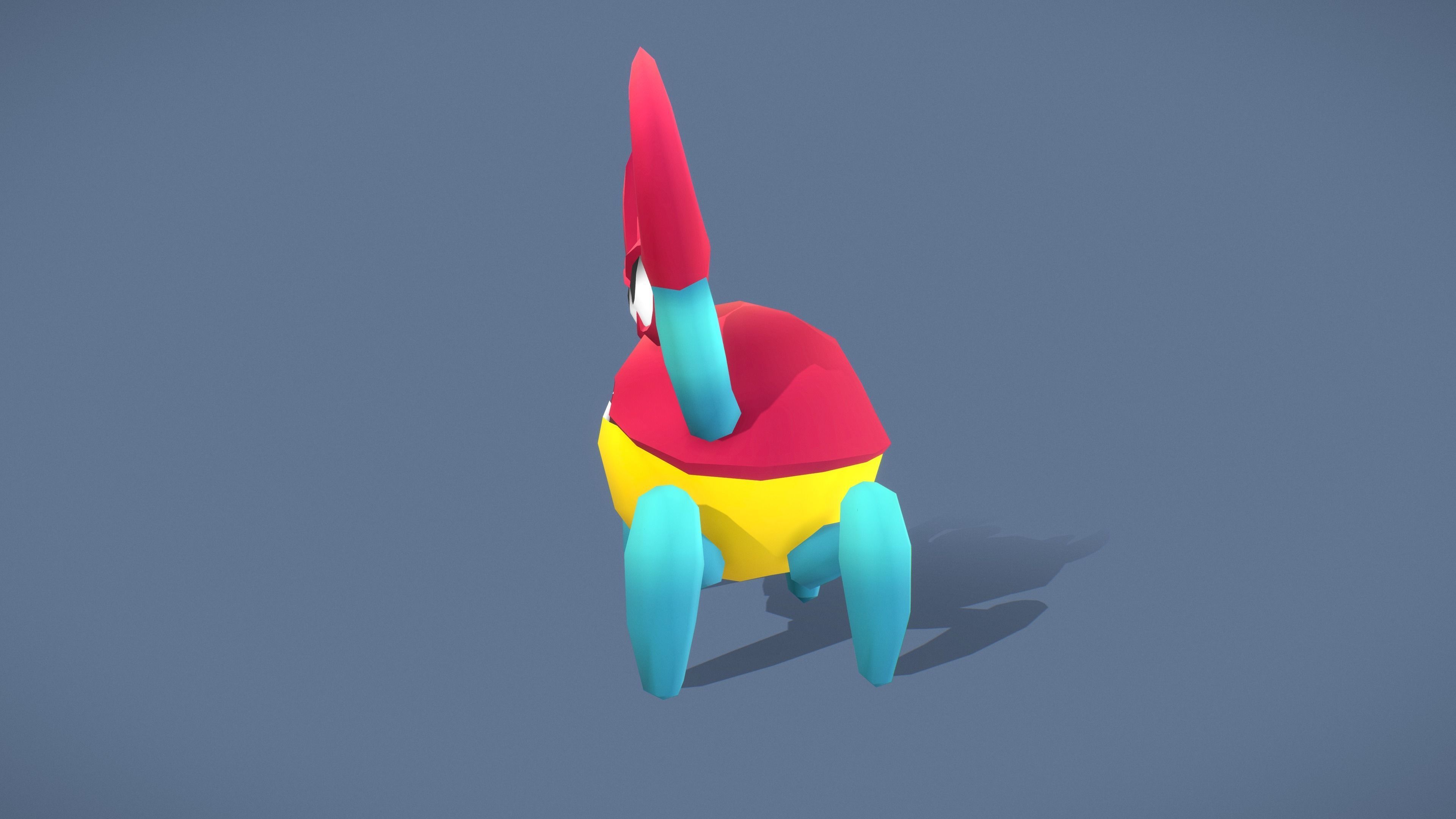 Cartoon Characters - Evolution Pack 02 Low-poly 3D model_35