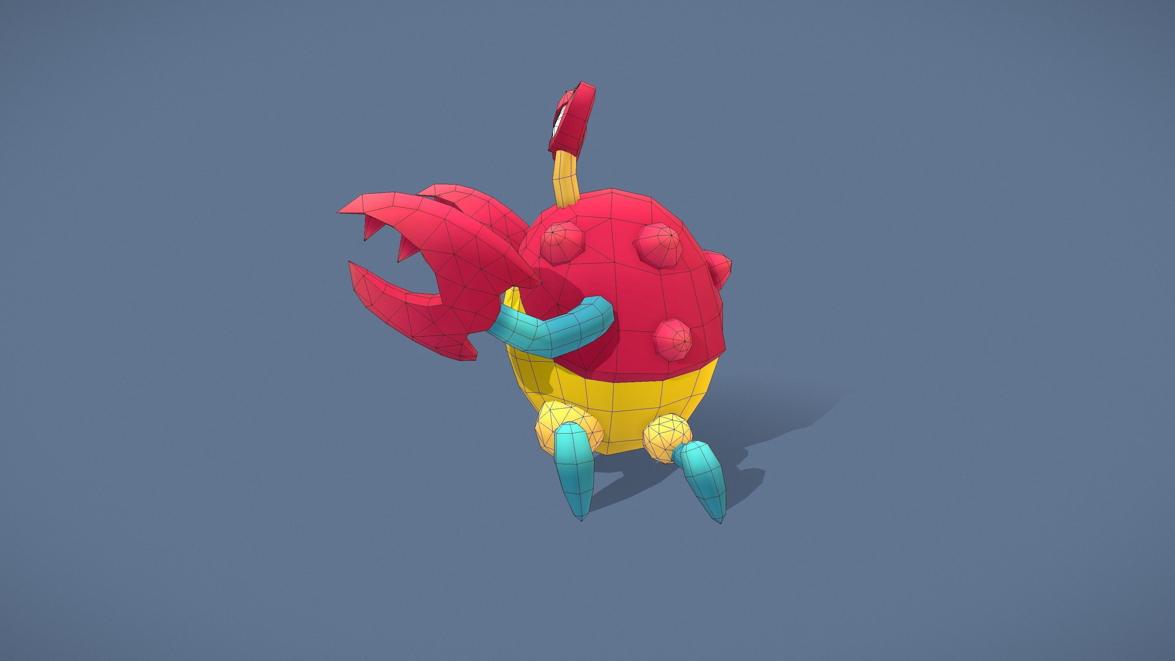 Cartoon Characters - Evolution Pack 02 Low-poly 3D model_54