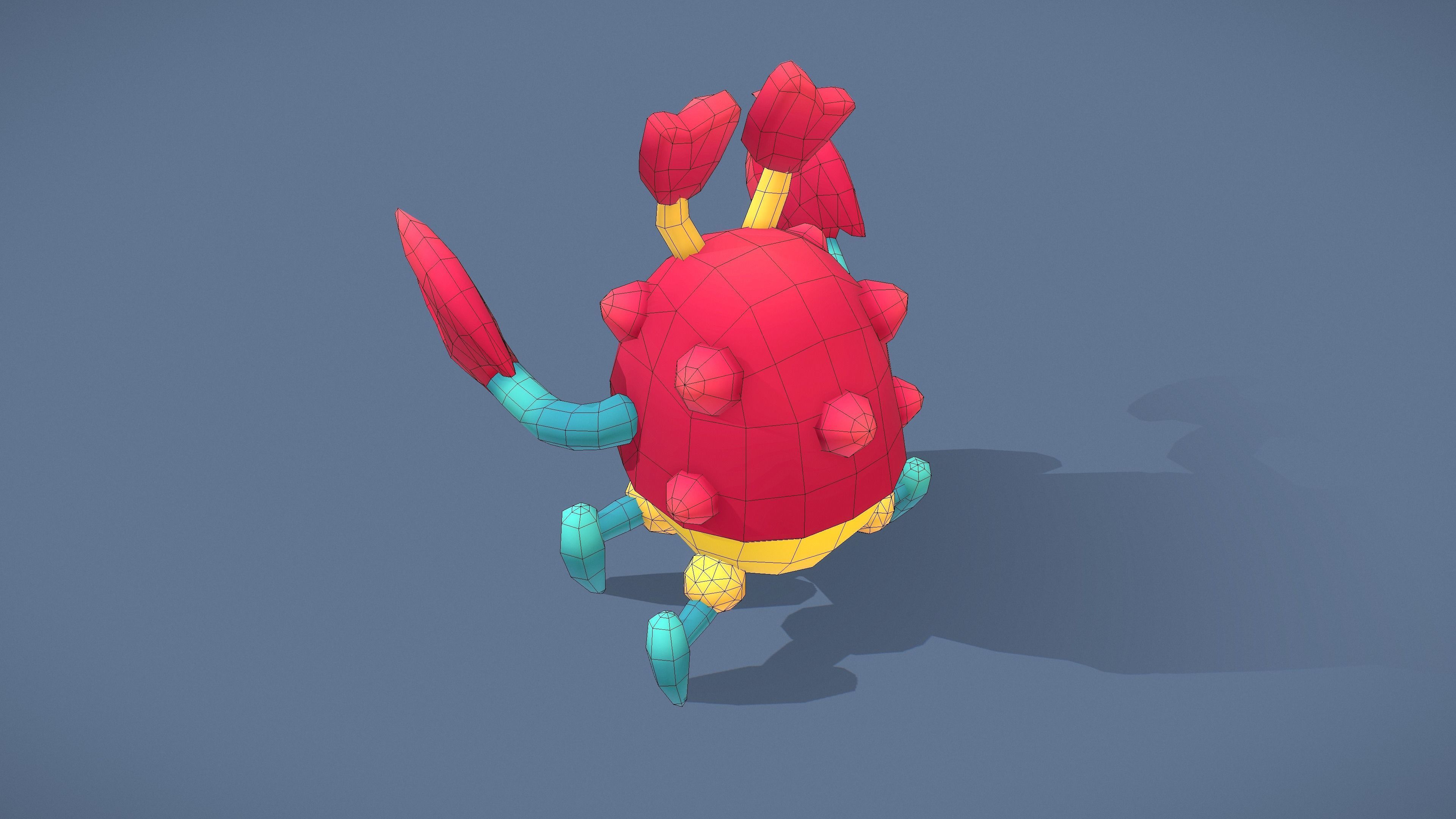 Cartoon Characters - Evolution Pack 02 Low-poly 3D model_53