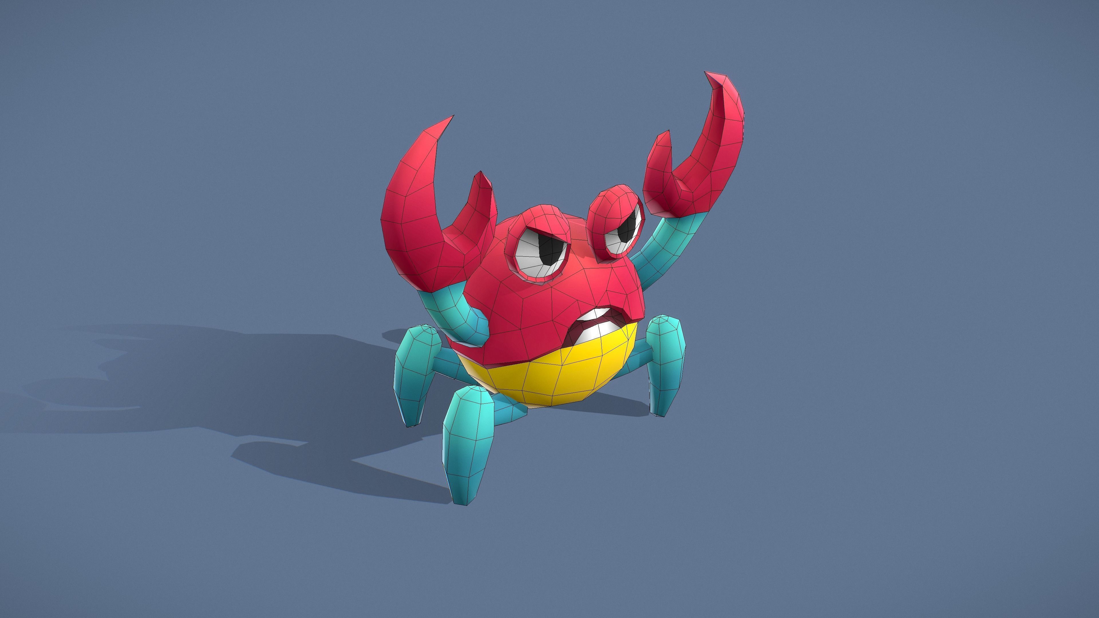 Cartoon Characters - Evolution Pack 02 Low-poly 3D model_37
