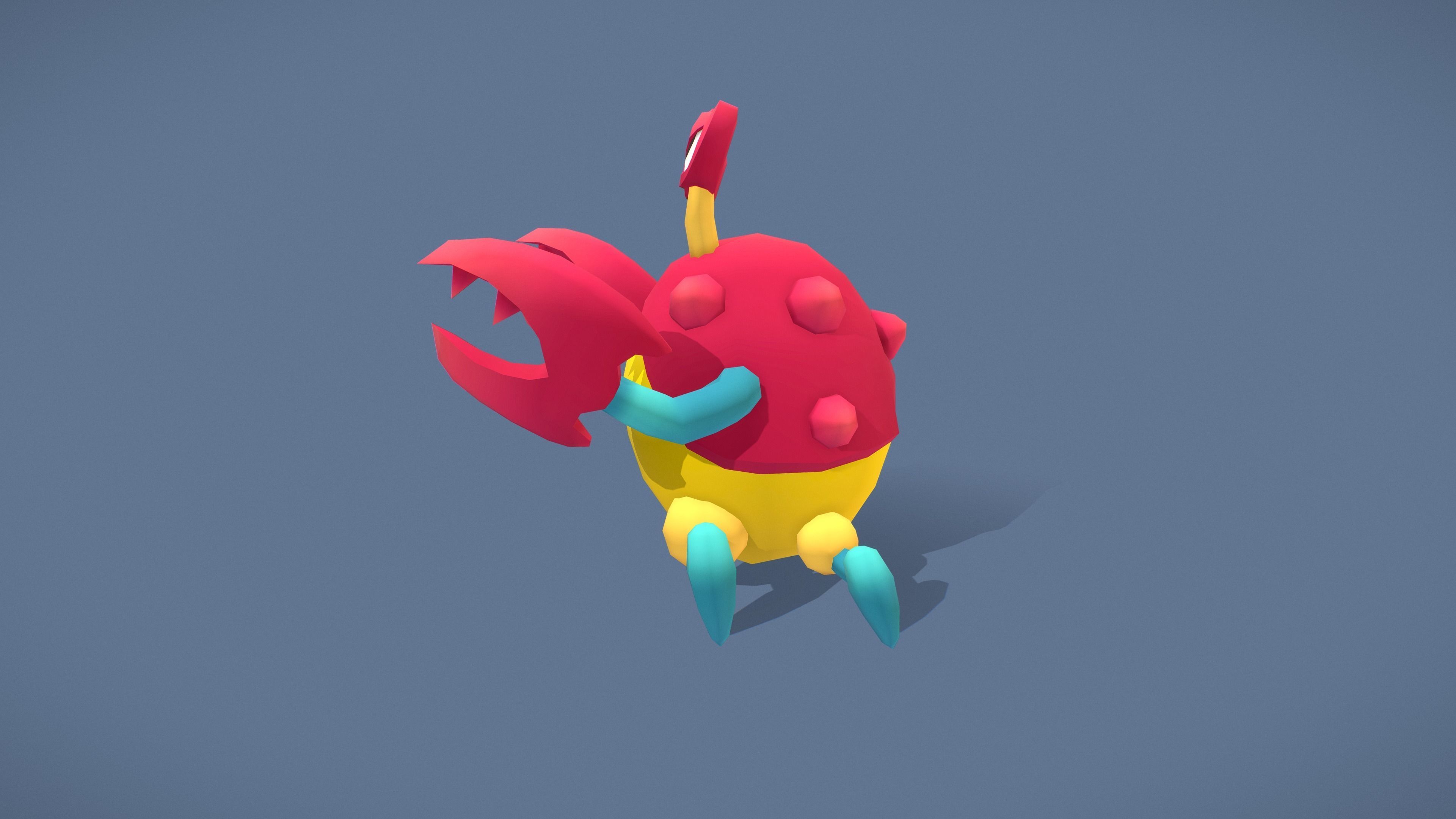 Cartoon Characters - Evolution Pack 02 Low-poly 3D model_57