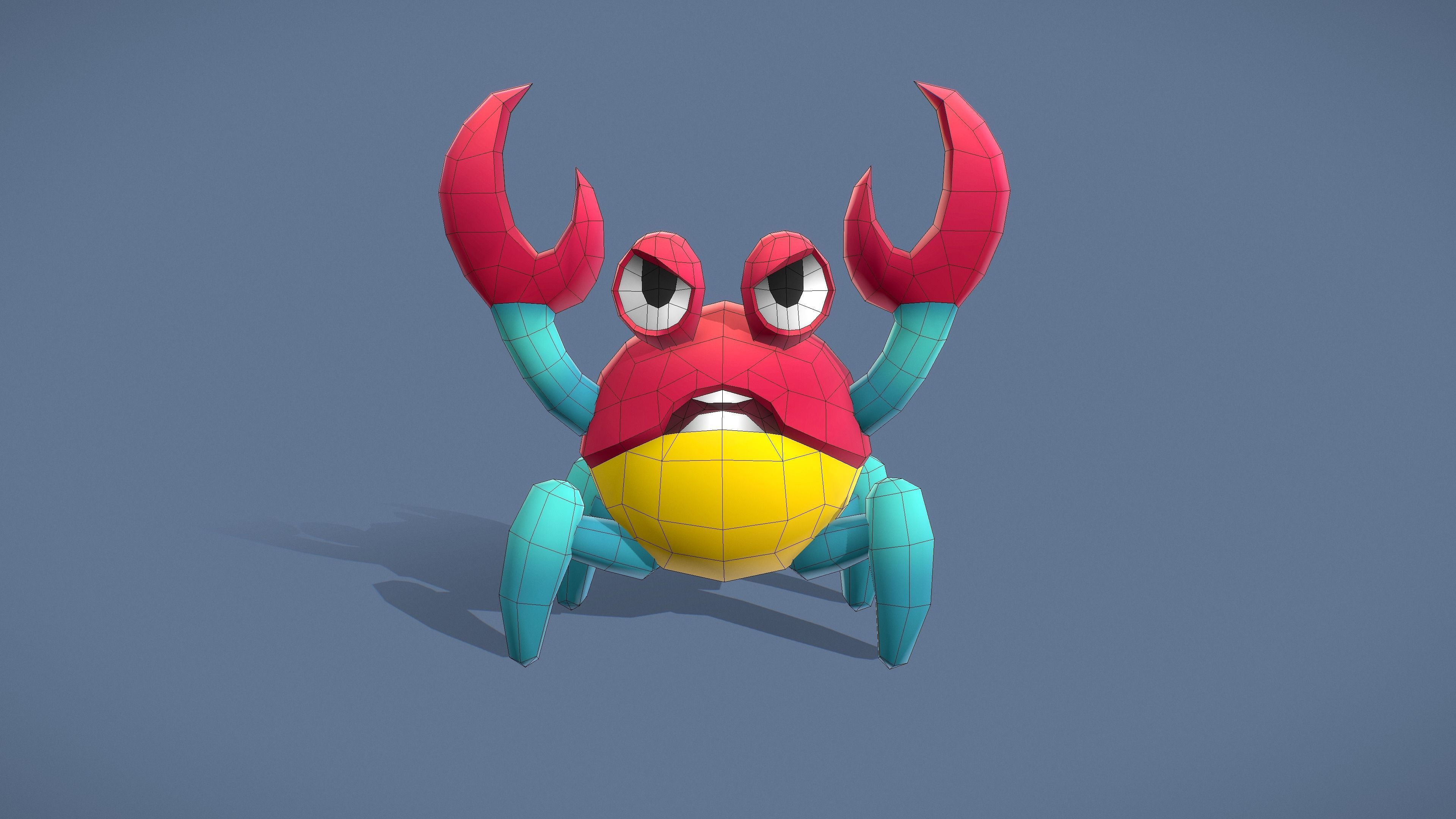 Cartoon Characters - Evolution Pack 02 Low-poly 3D model_44