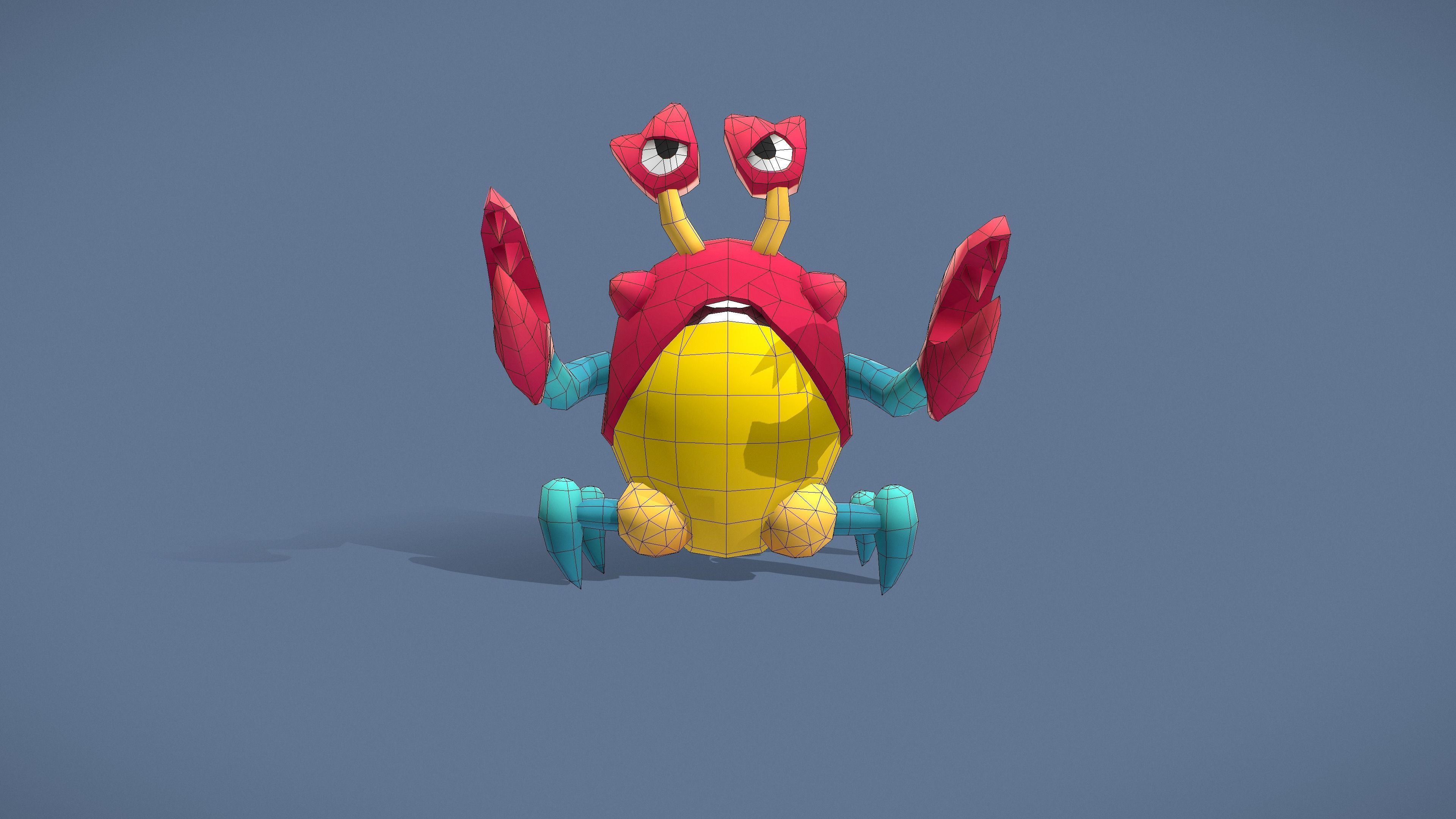 Cartoon Characters - Evolution Pack 02 Low-poly 3D model_59