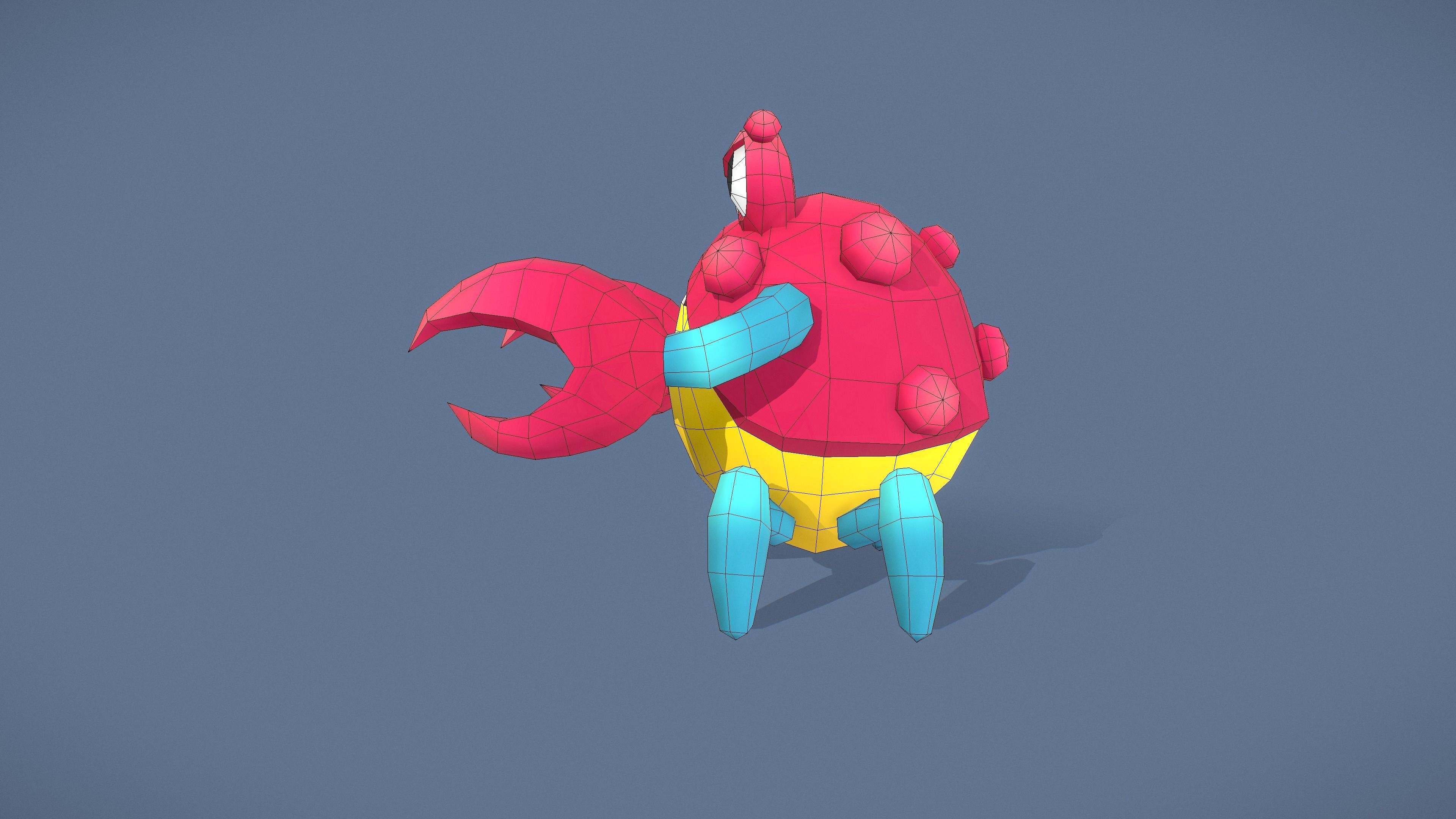 Cartoon Characters - Evolution Pack 02 Low-poly 3D model_45