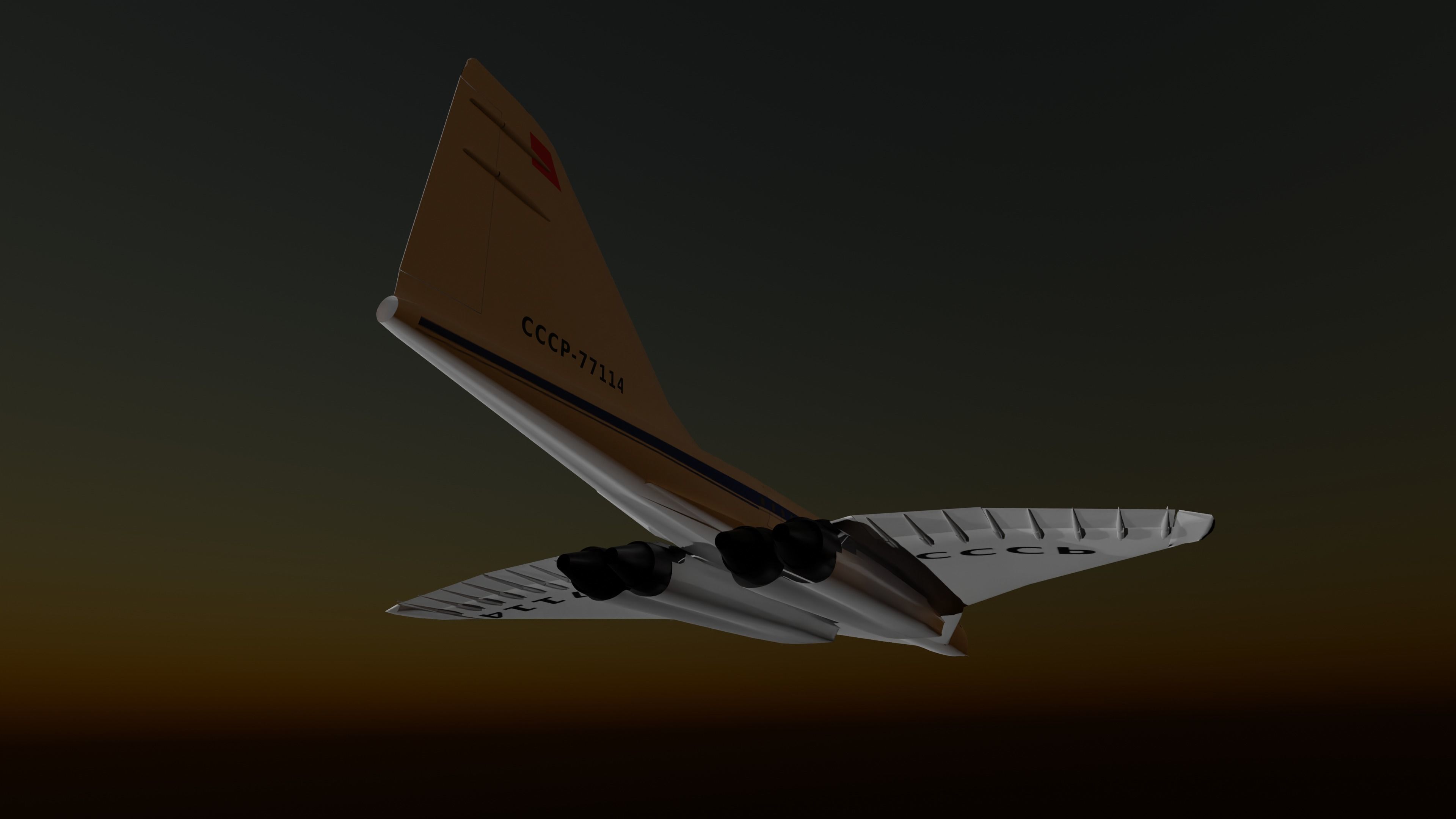 Tupolev TU 144 3D model_3