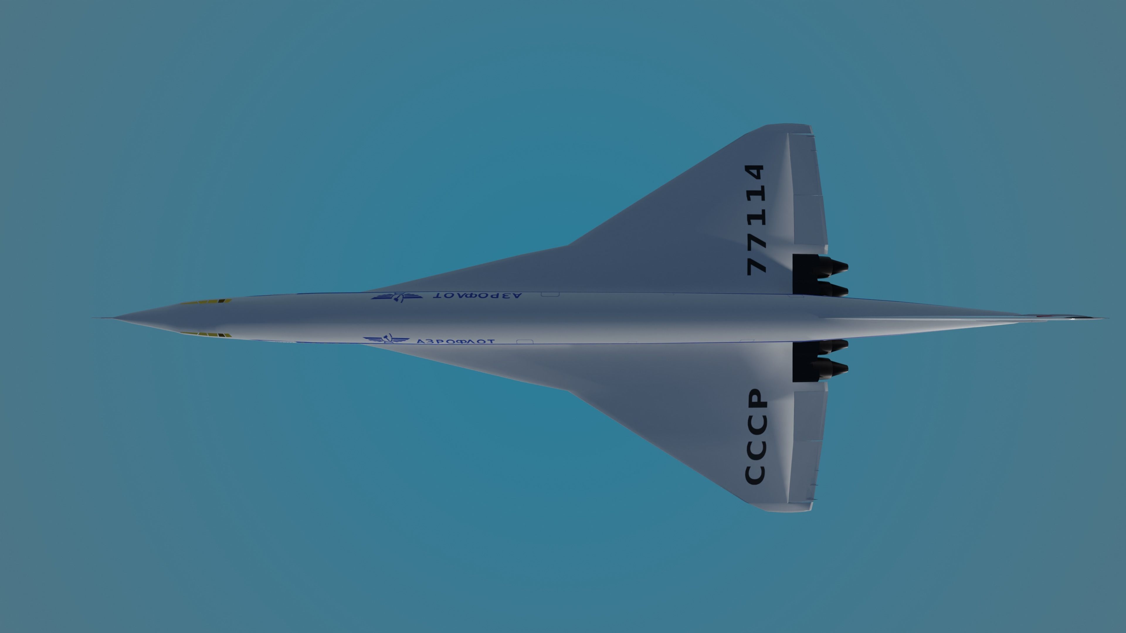 Tupolev TU 144 3D model_8
