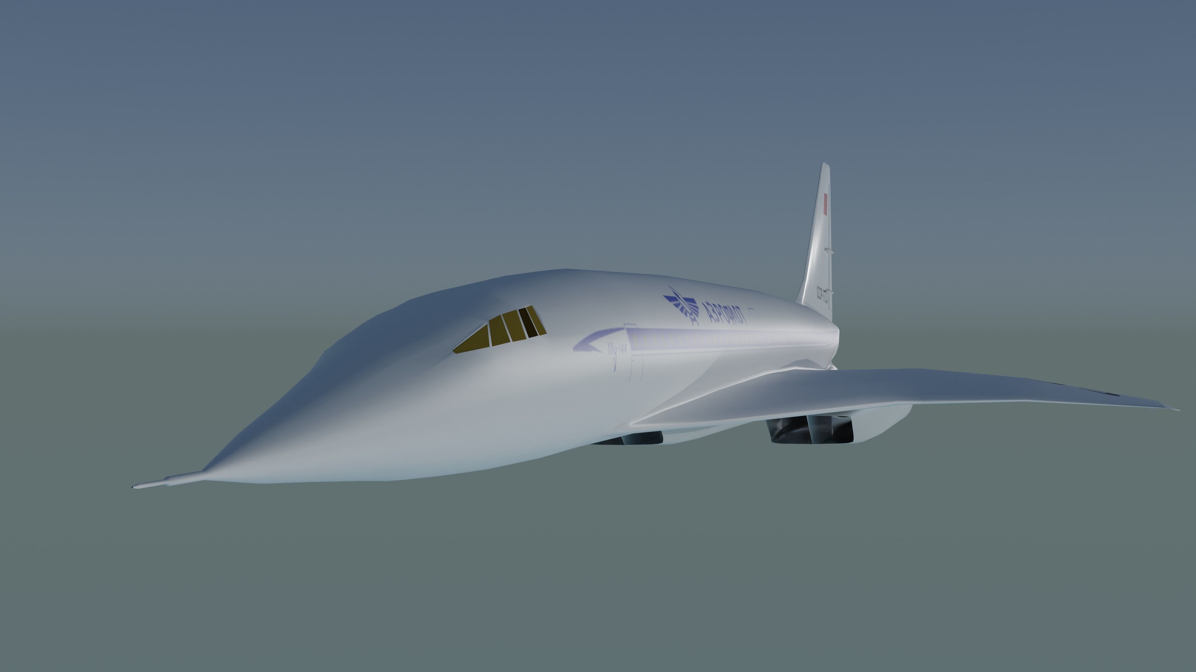 Tupolev TU 144 3D model_6