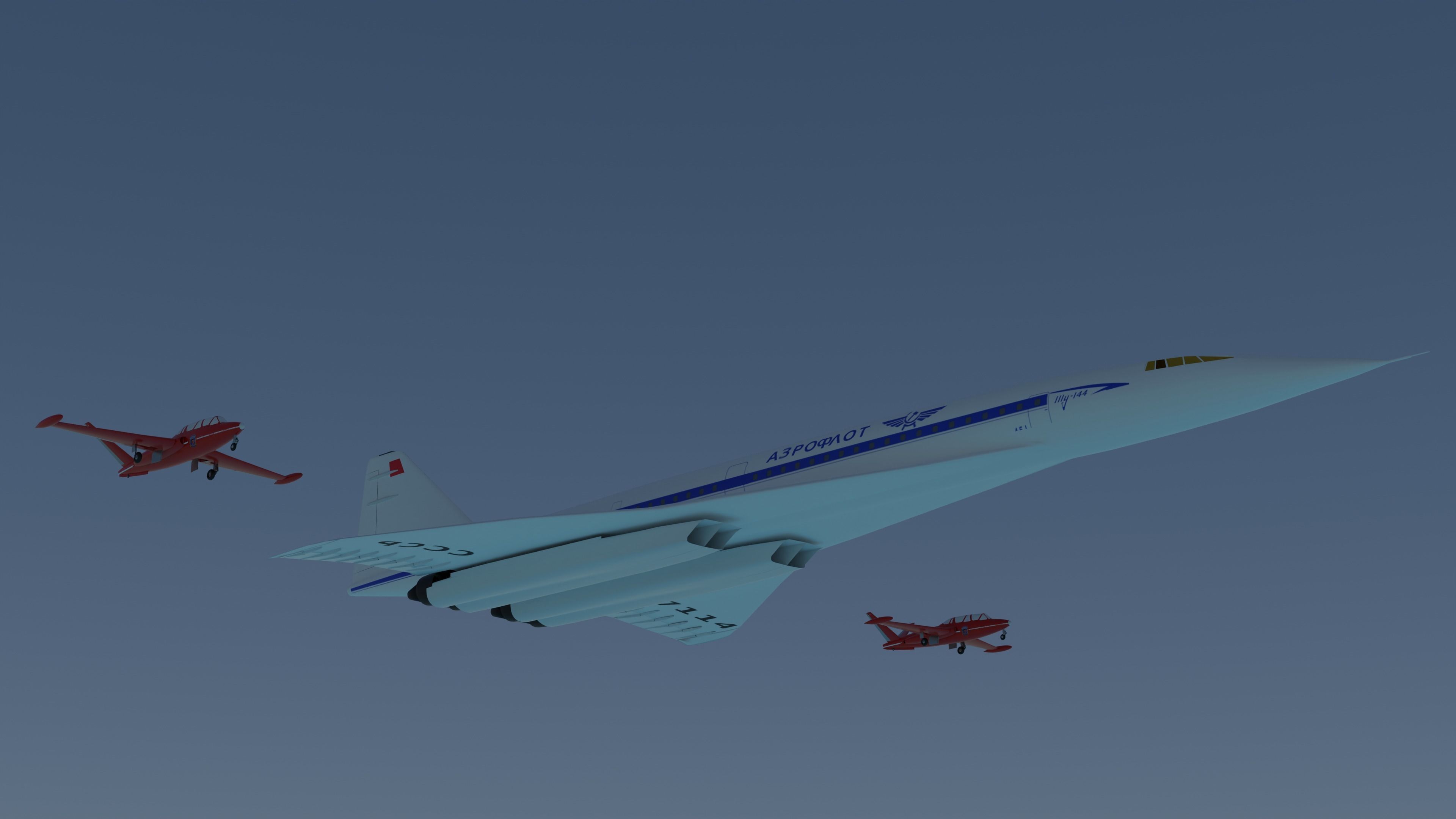 Tupolev TU 144 3D model_7