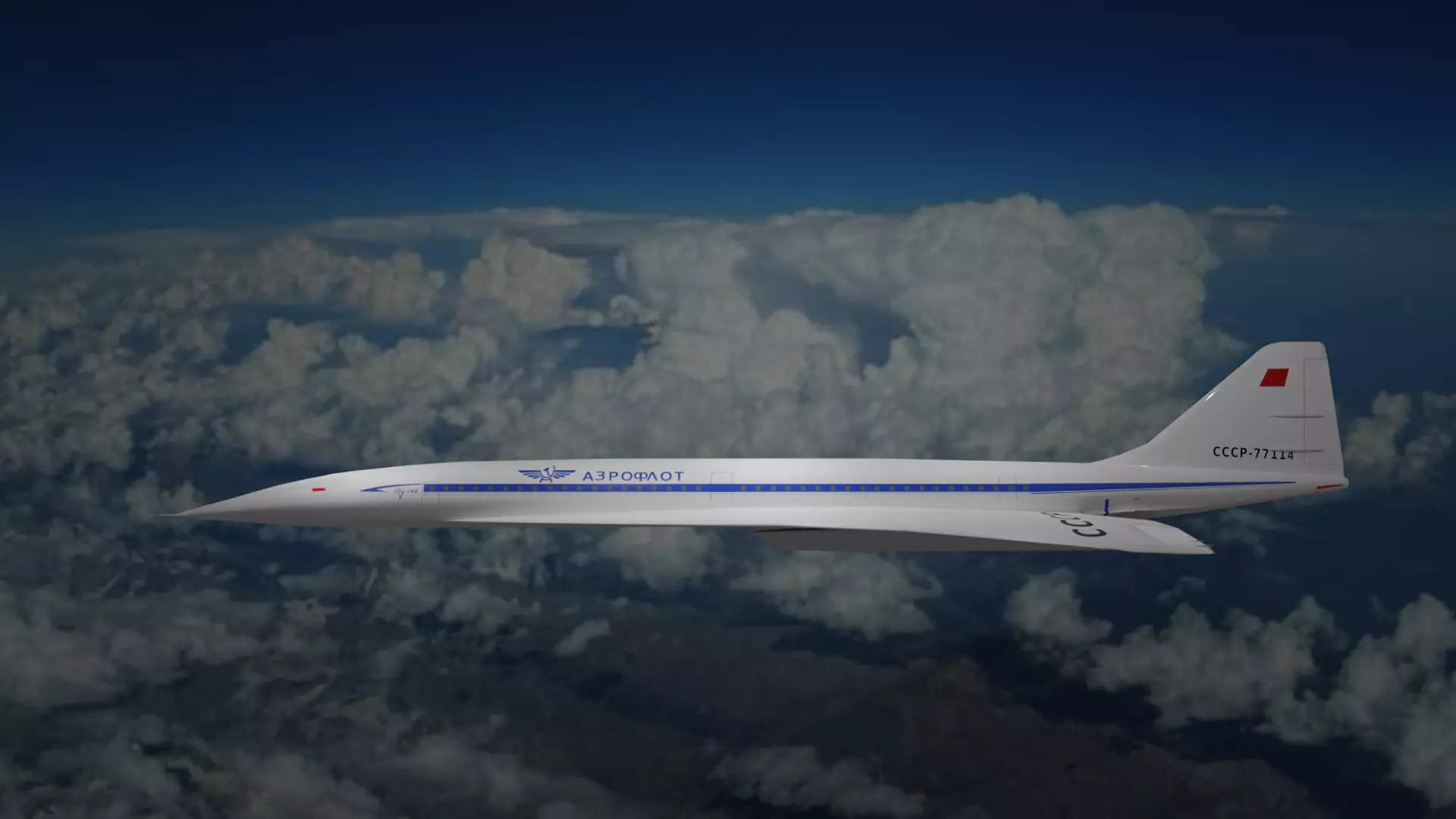 Tupolev TU 144 3D model_0