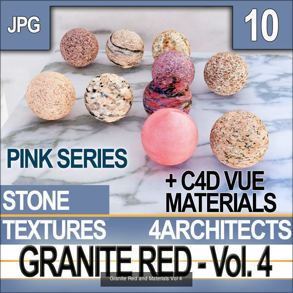 Granite Red Collection JPG and MAT Texture_4