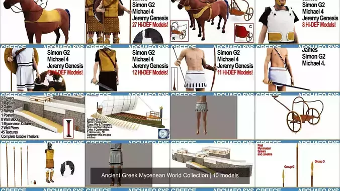Ancient Greek Mycenean World Collection 