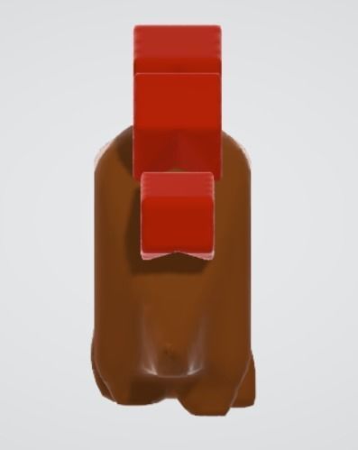 Low Poly Light brown stegosaurus plushie 3d Model  3D model_1