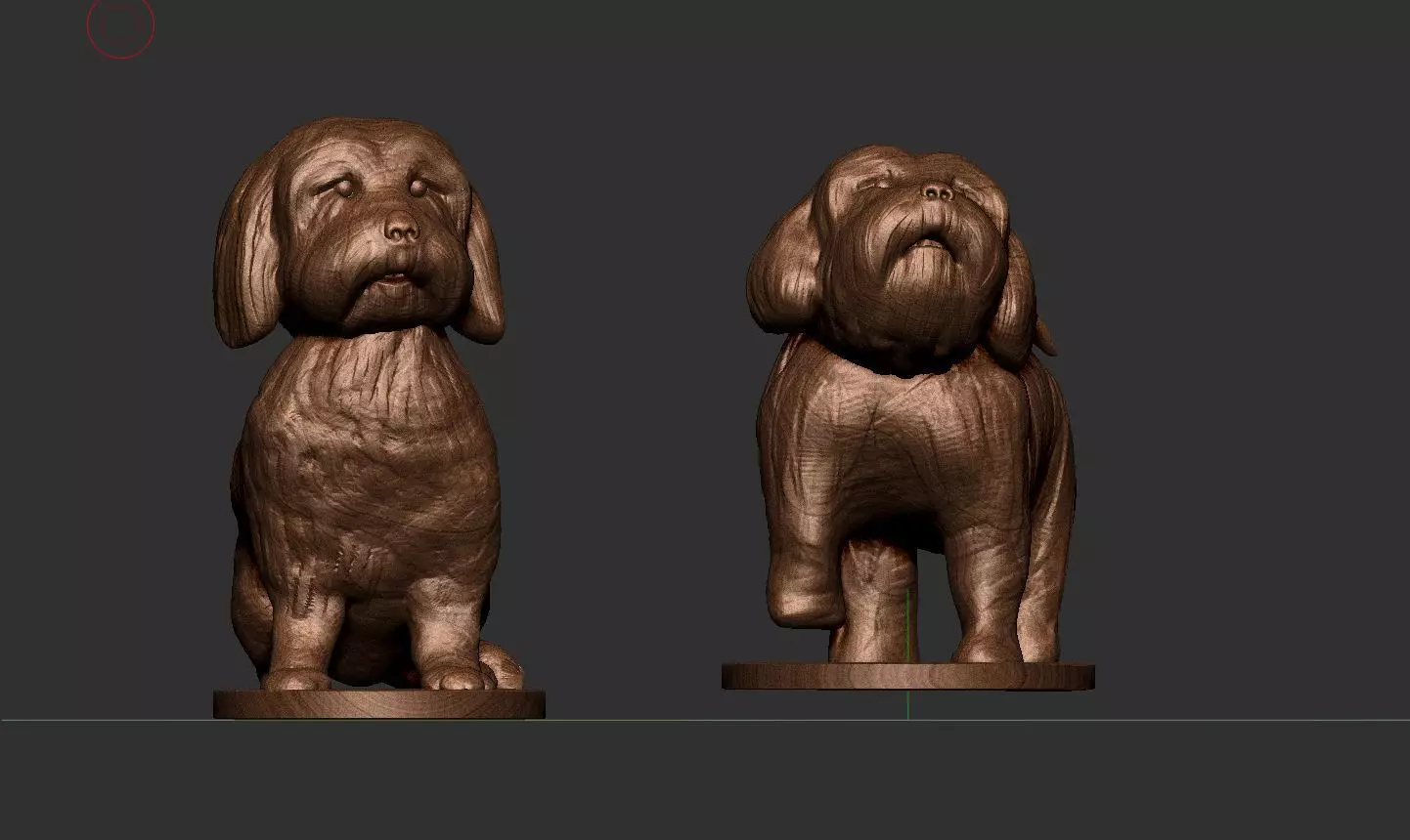 Dog baby  3D print model_0