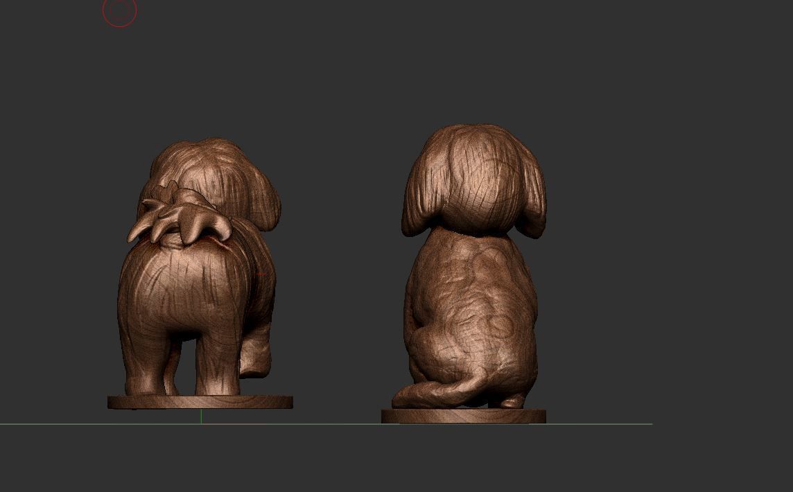 Dog baby  3D print model_2