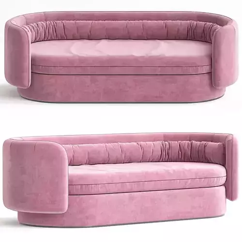 Group Three Seat Sofa 3d model