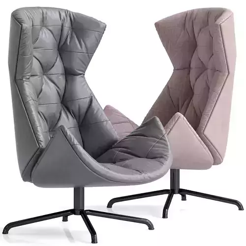 THONET 808 Lounge Armchair 3d model