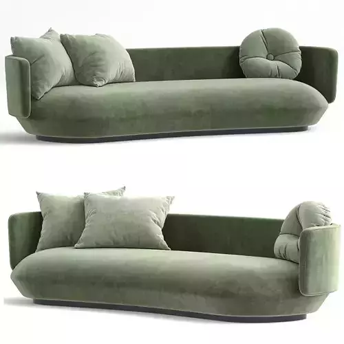Baixo Sofa by Guilherme Wentz 3d model