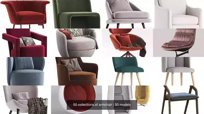 50 collections of armchair 