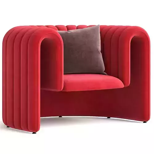 Sancal armchair 3d model Low-poly 3D model
