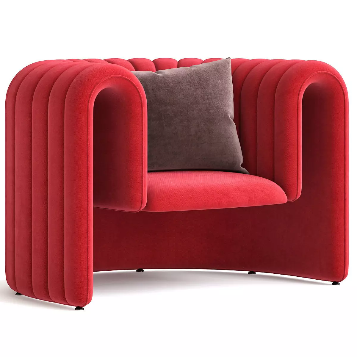 Sancal armchair 3d model Low-poly 3D model_0
