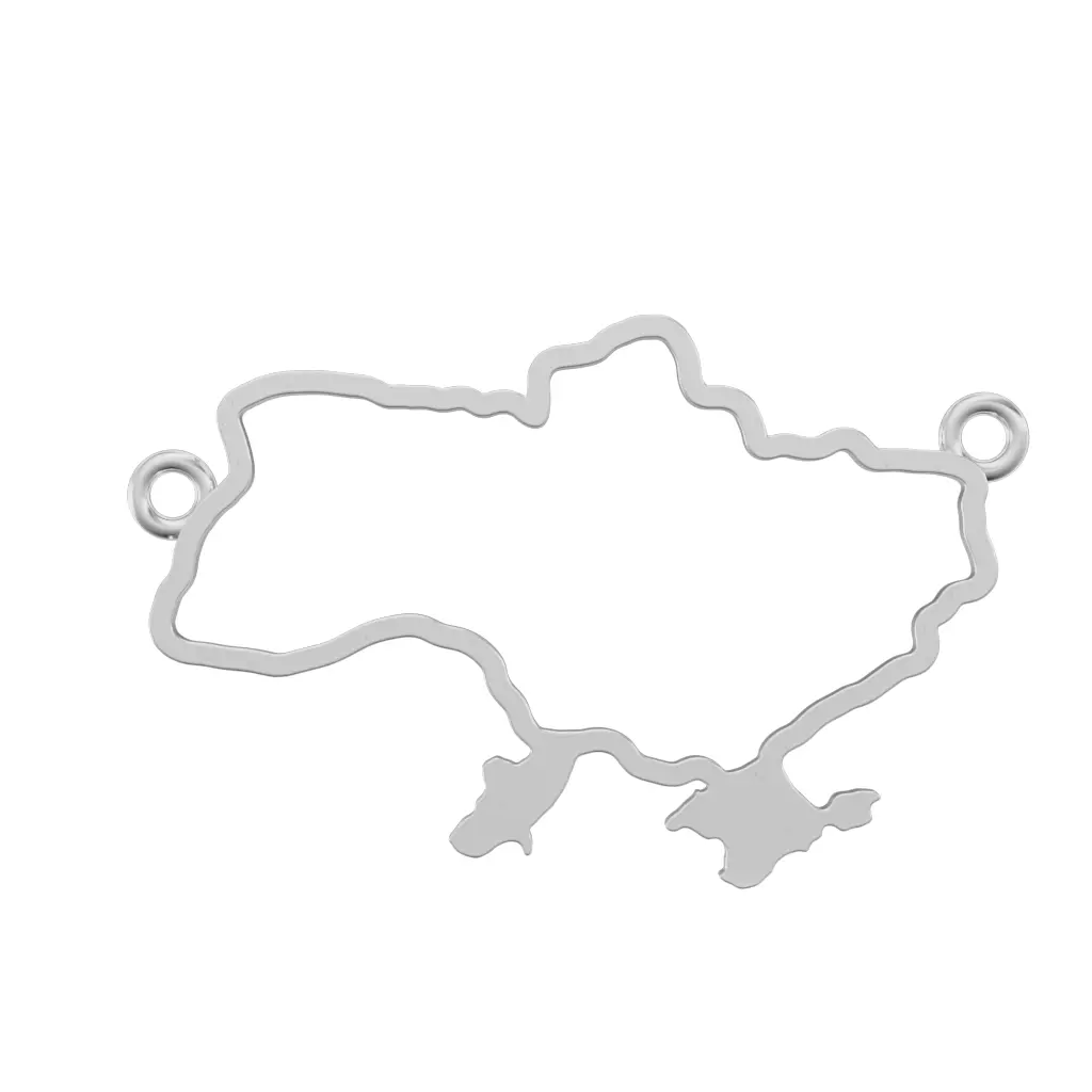 Pendant Ukraine 3D print model_0