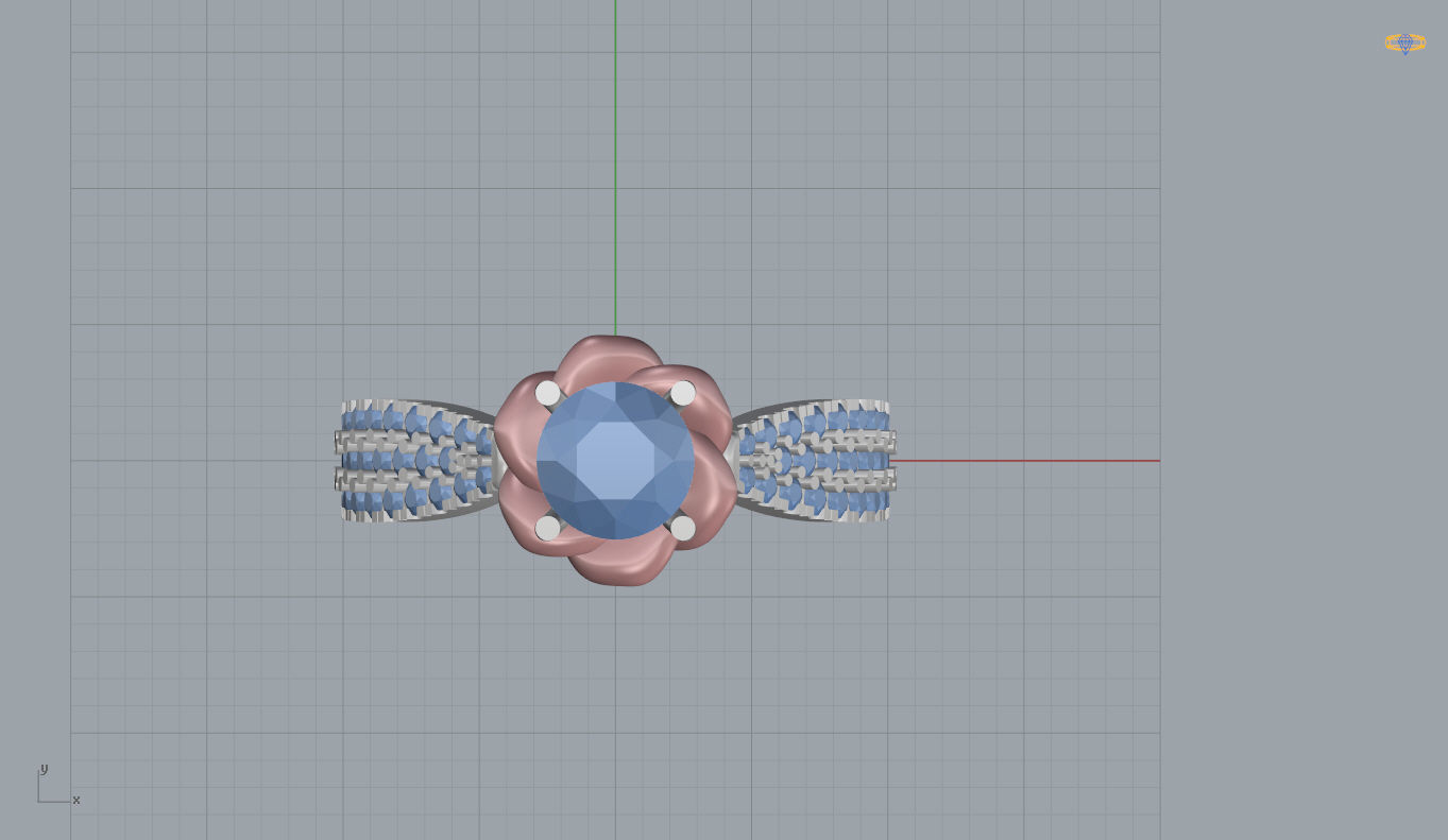 Disney ring-Rapunzel 3D model_9