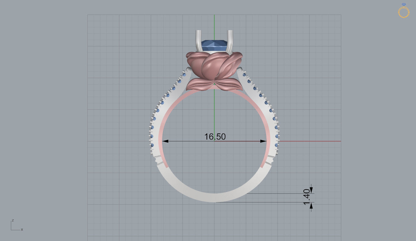 Disney ring-Rapunzel 3D model_7