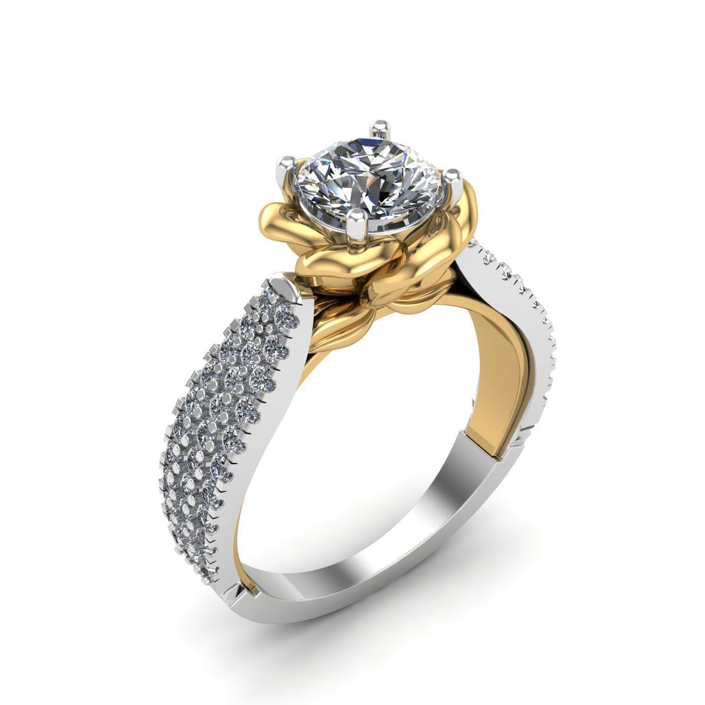 Disney ring-Rapunzel 3D model_1