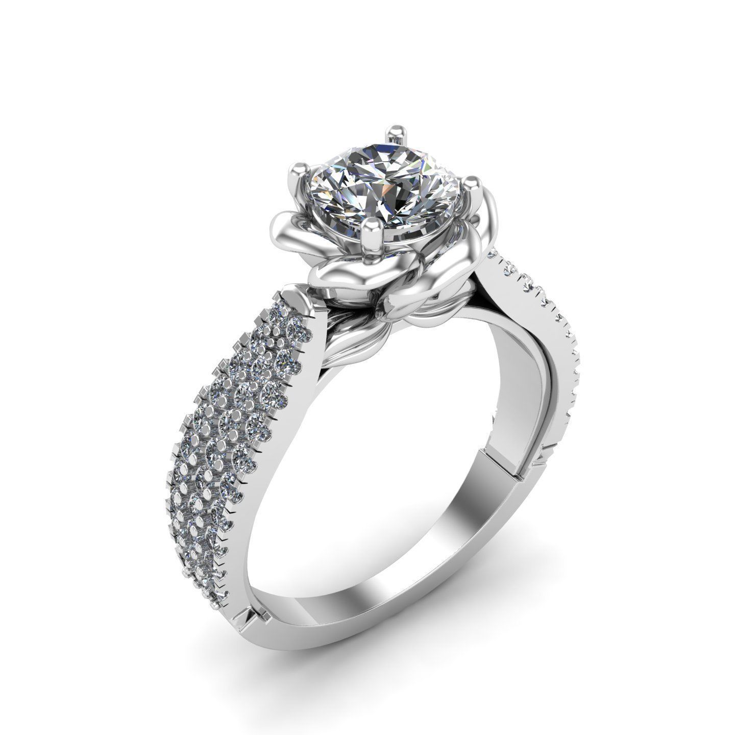 Disney ring-Rapunzel 3D model_2