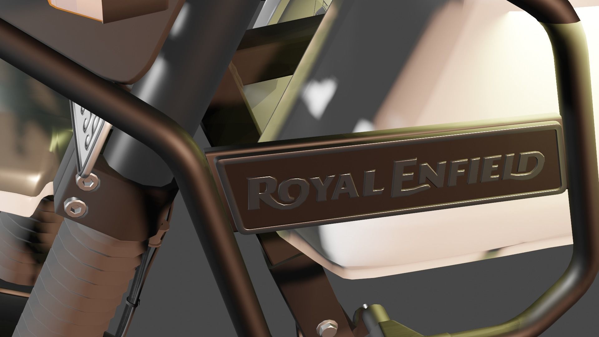 royal enfield 3d model  3D model_3