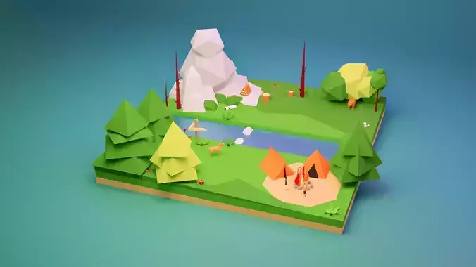 jungle adventure Free 3D model