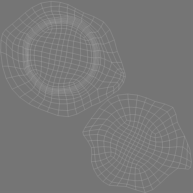 Wax Stamp Low-poly 3D model_5