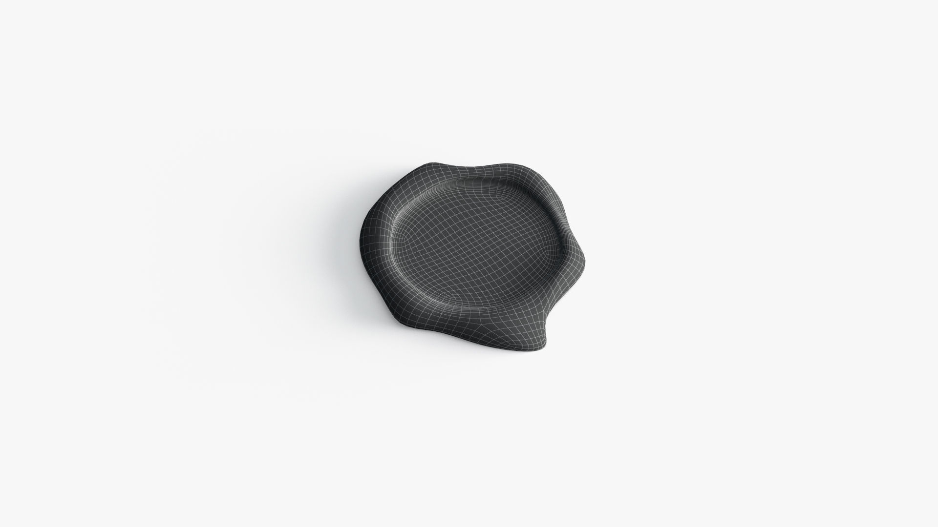 Wax Stamp Low-poly 3D model_7