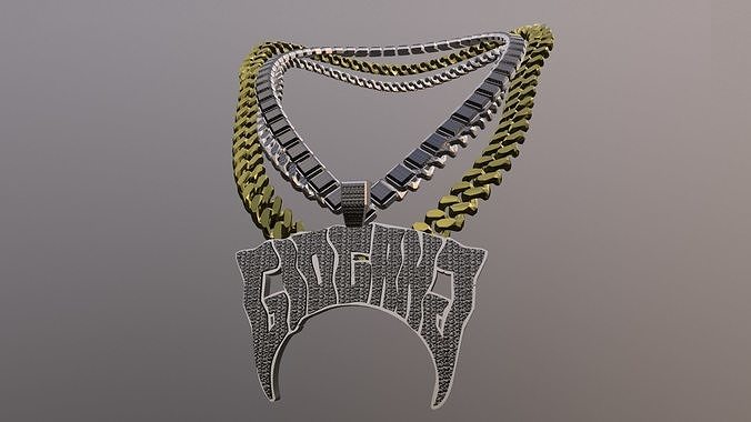 GLOGANG JEWELRY CHAINS PBR Low-poly 3D model