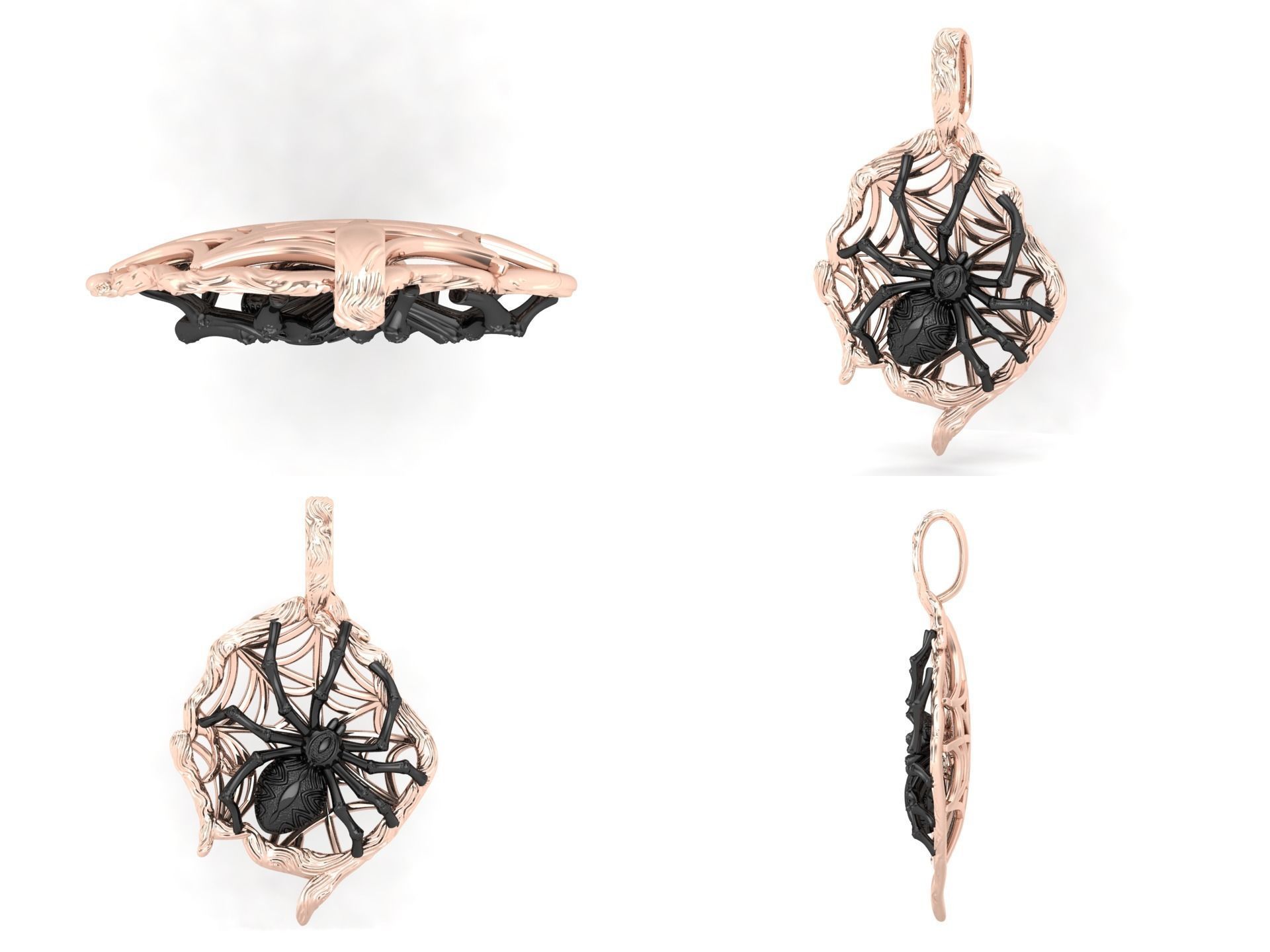 Pendant k38 3D print model_3