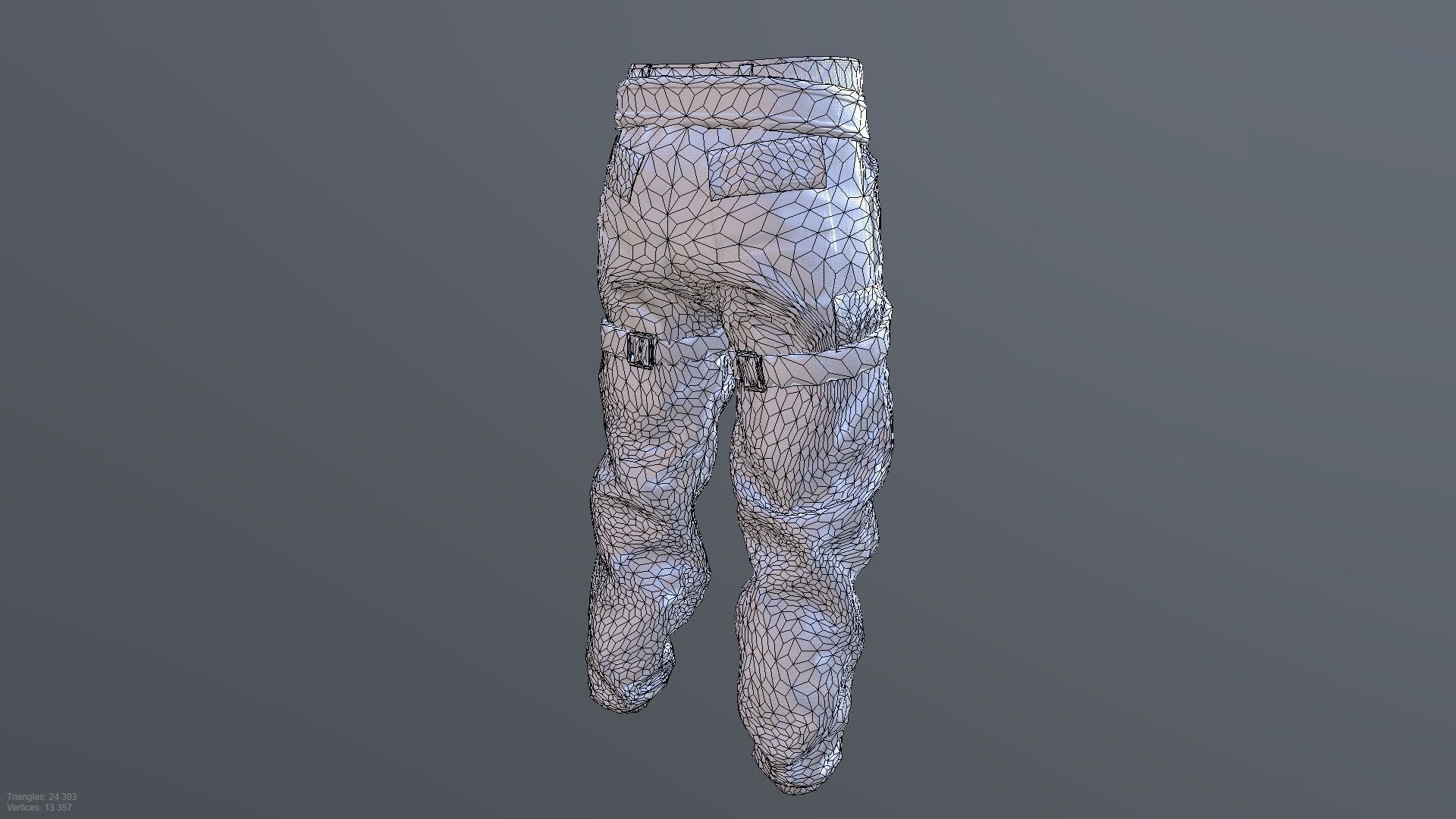 MILITARY PANTS PBR Low-poly 3D model_6