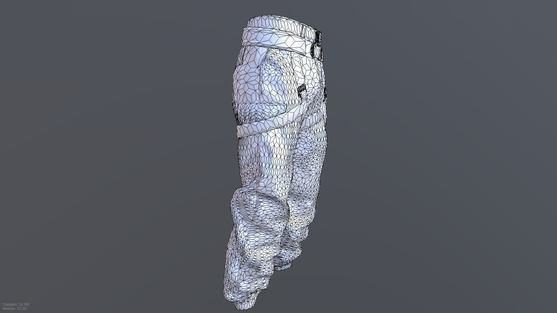 MILITARY PANTS PBR Low-poly 3D model_4