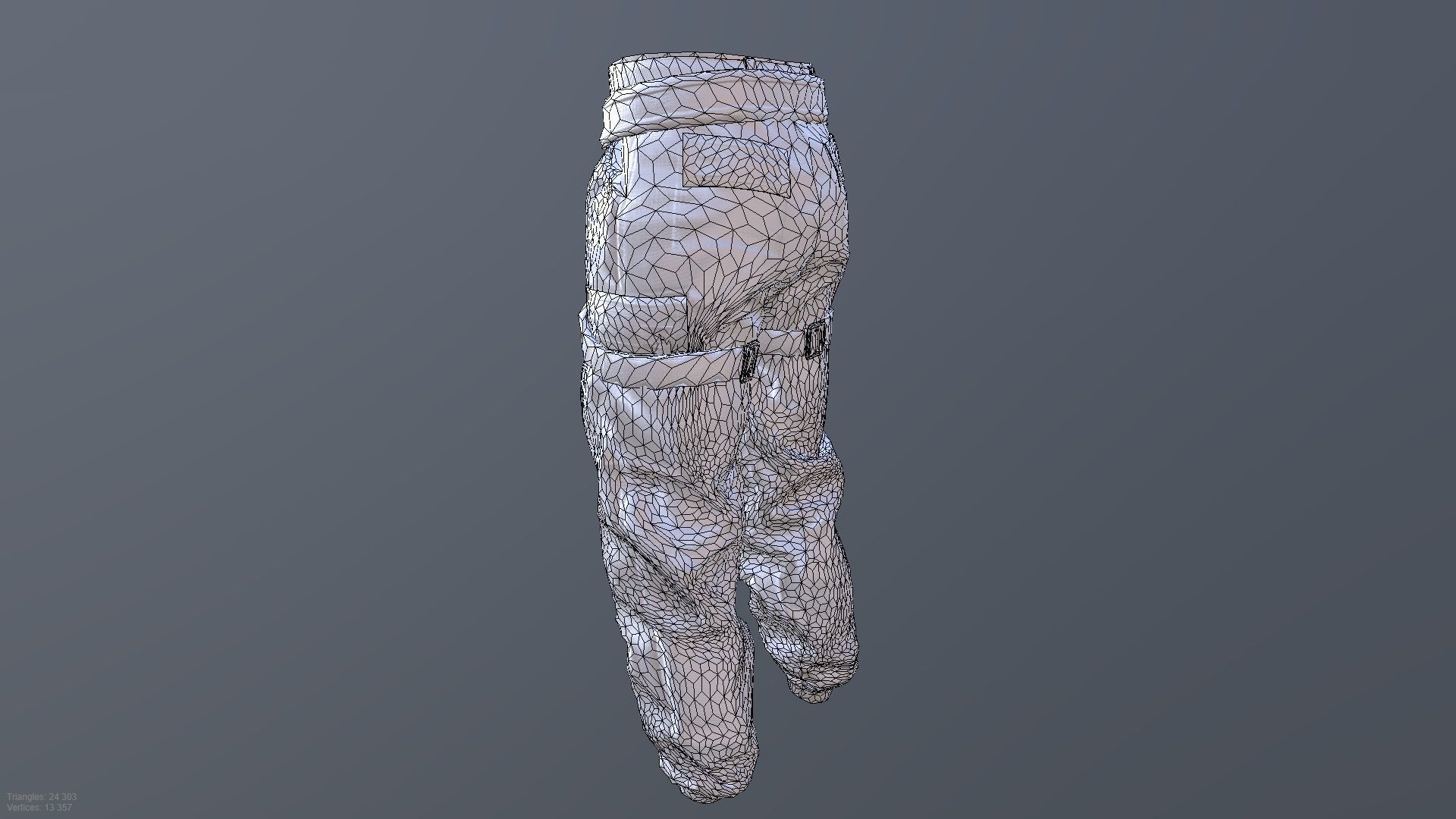 MILITARY PANTS PBR Low-poly 3D model_8