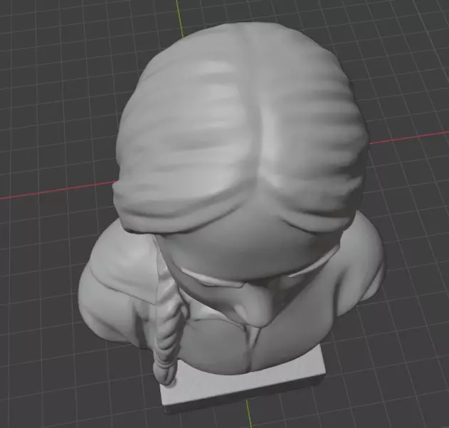 Greta Thunberg 3D print model_17
