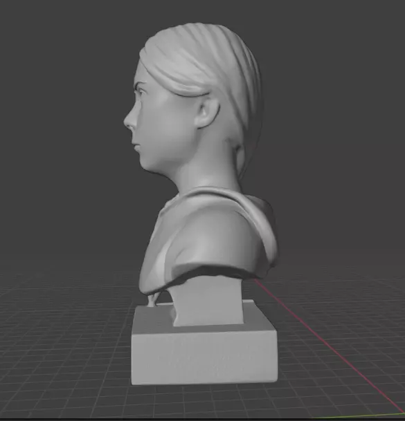 Greta Thunberg 3D print model_4