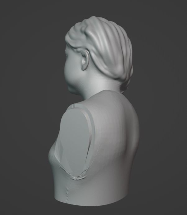 Greta Thunberg 3D print model_27